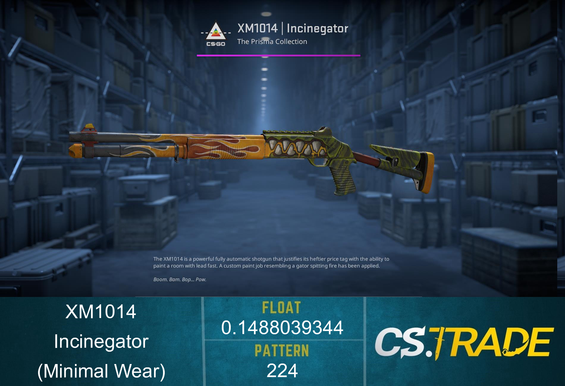 XM1014 | Incinegator (Minimal Wear) Screenshot