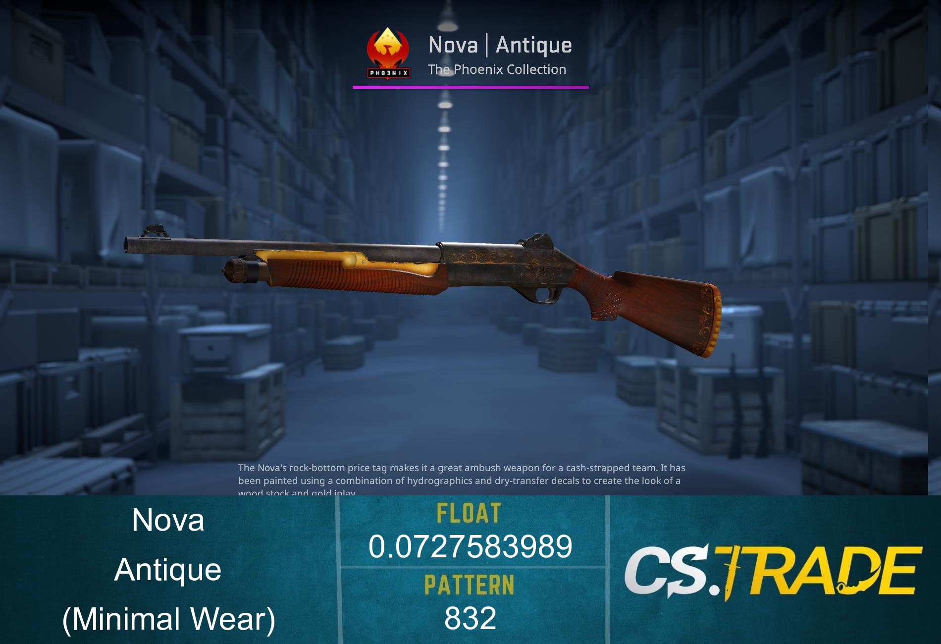 Nova | Antique (Minimal Wear) Screenshot