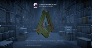 Dual Berettas | Briar (Factory New) Screenshot