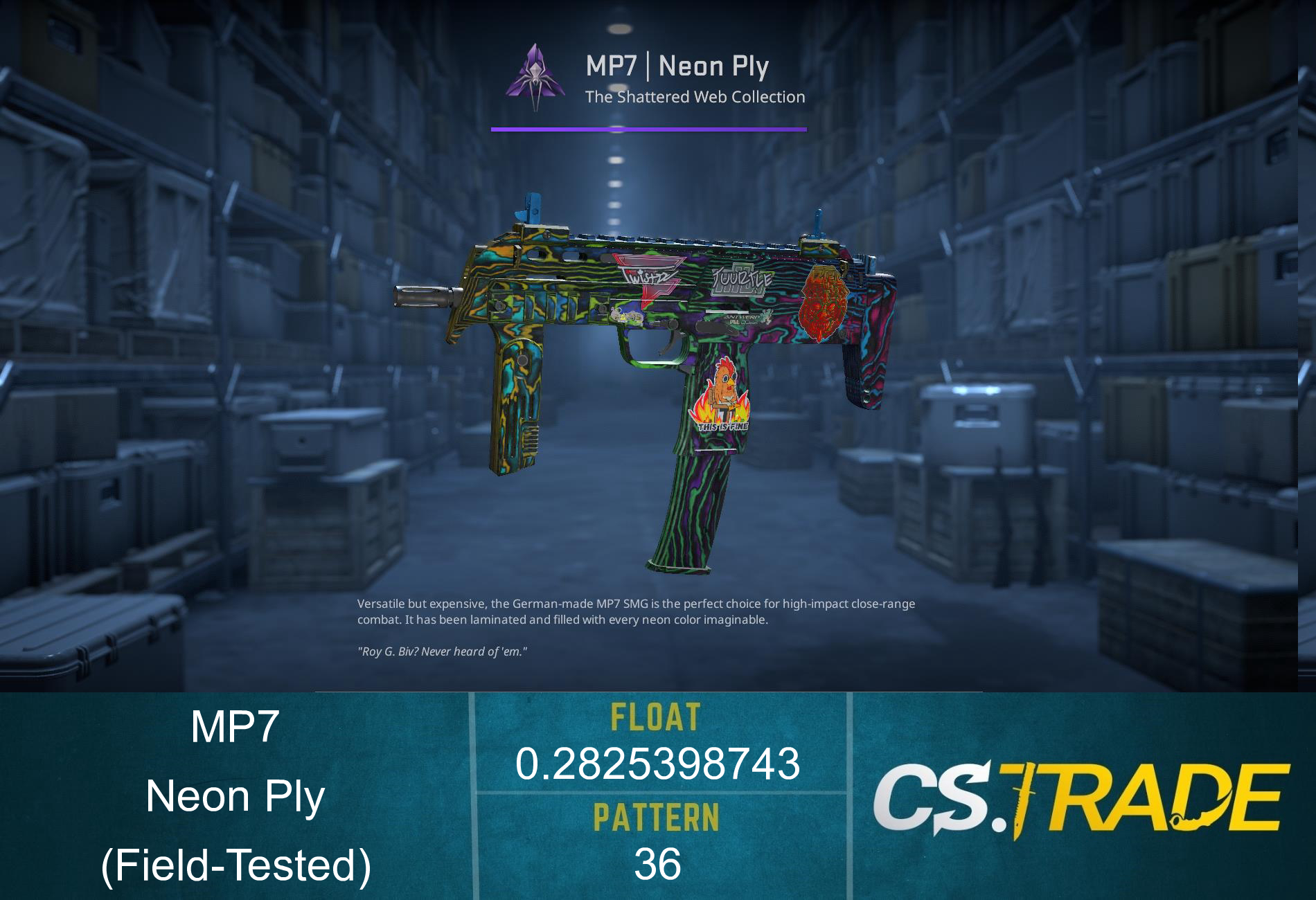 MP7 | Neon Ply (Field-Tested) Screenshot