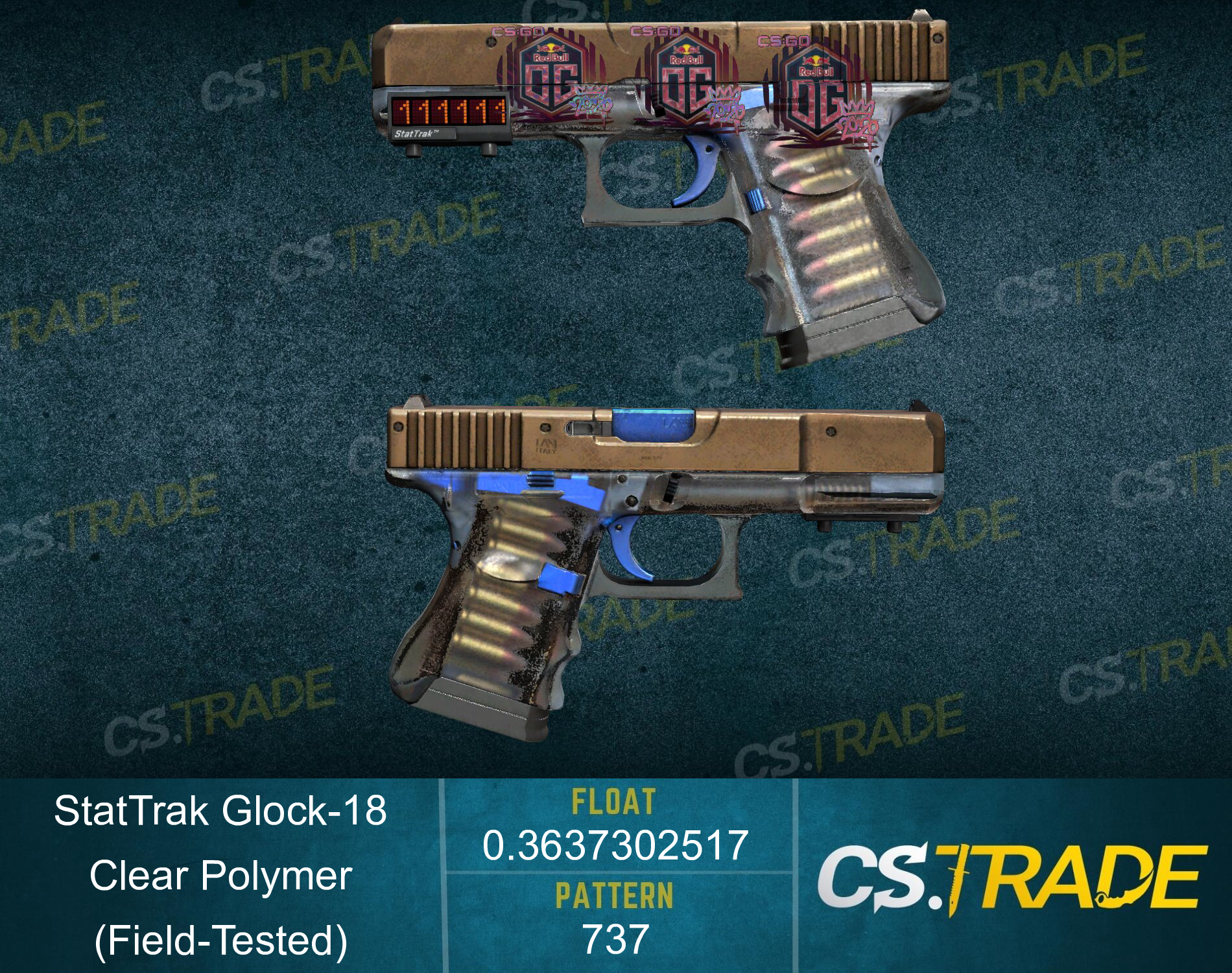 Glock-18 | Clear Polymer (Field-Tested) Screenshot