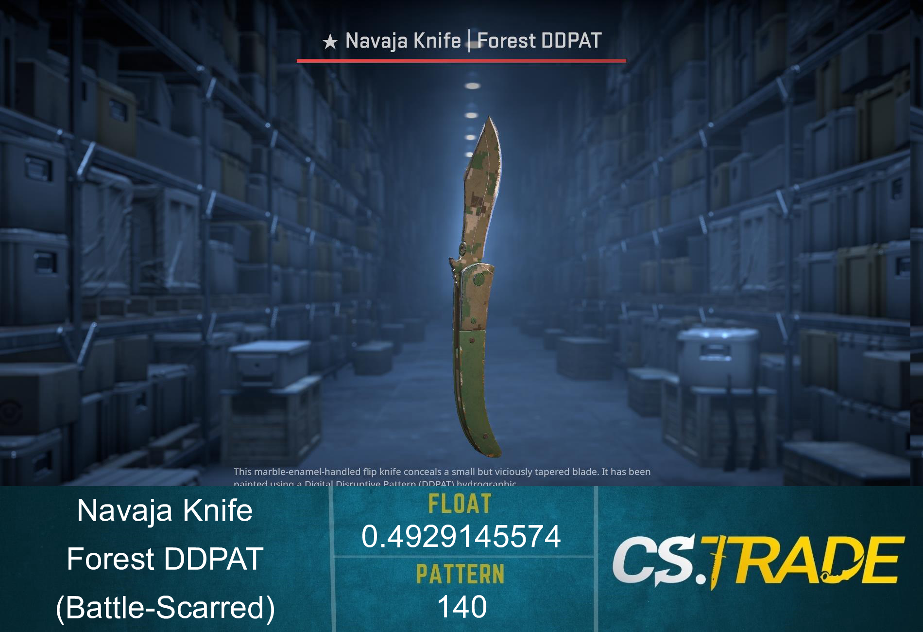 ★ Navaja Knife | Forest DDPAT (Battle-Scarred) Screenshot
