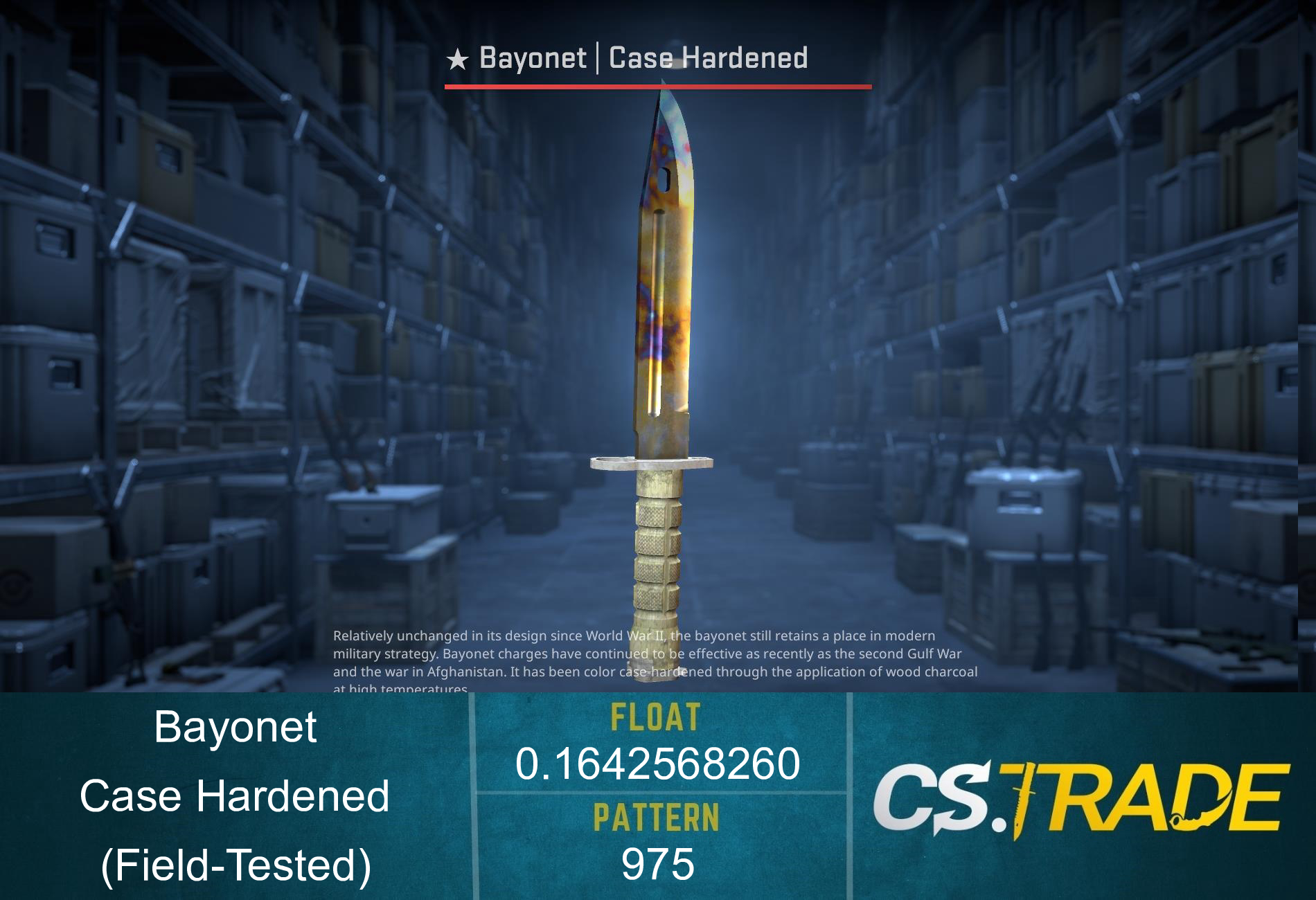 ★ Bayonet | Case Hardened (Field-Tested) Screenshot