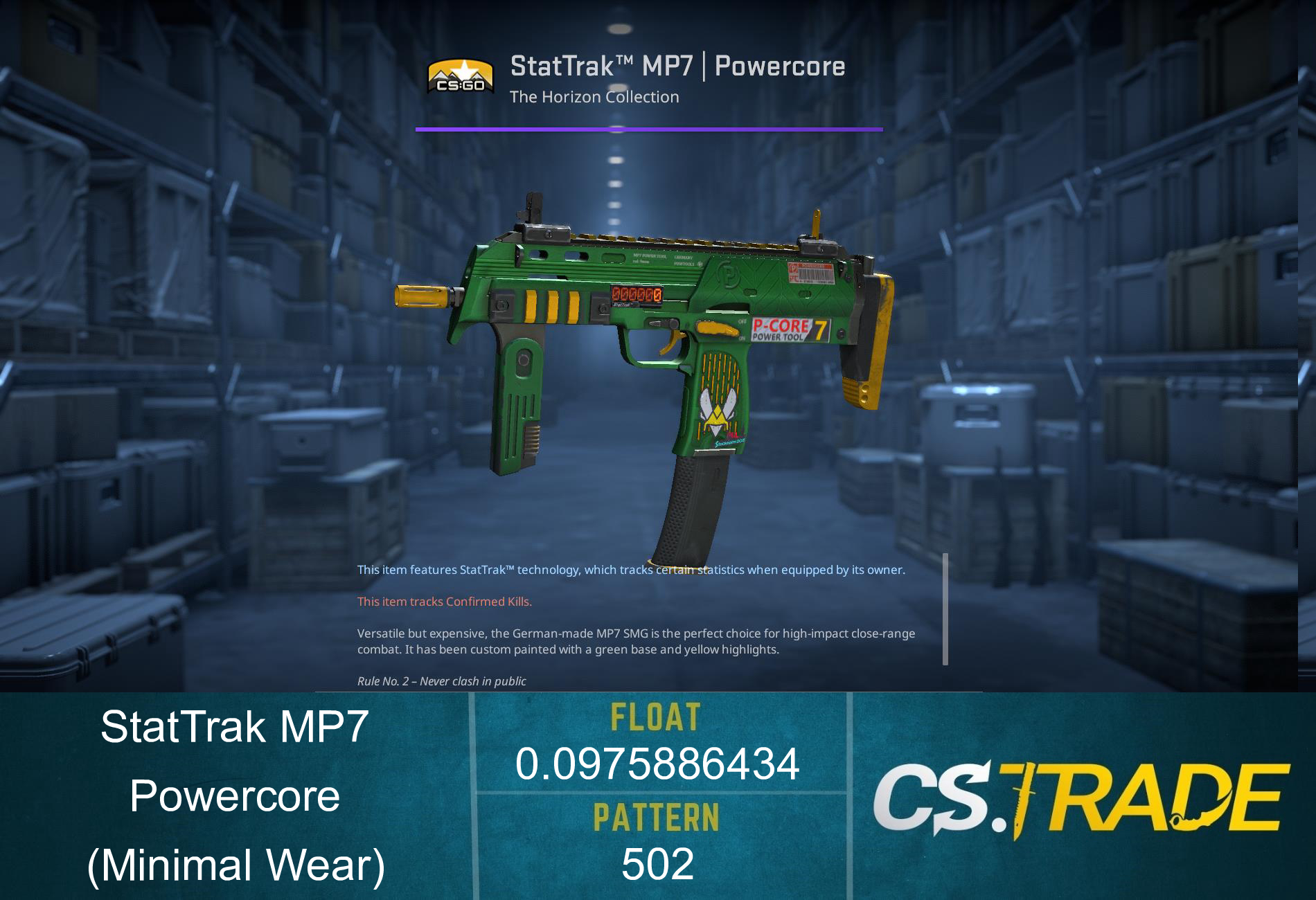 MP7 | Powercore (Minimal Wear) Screenshot