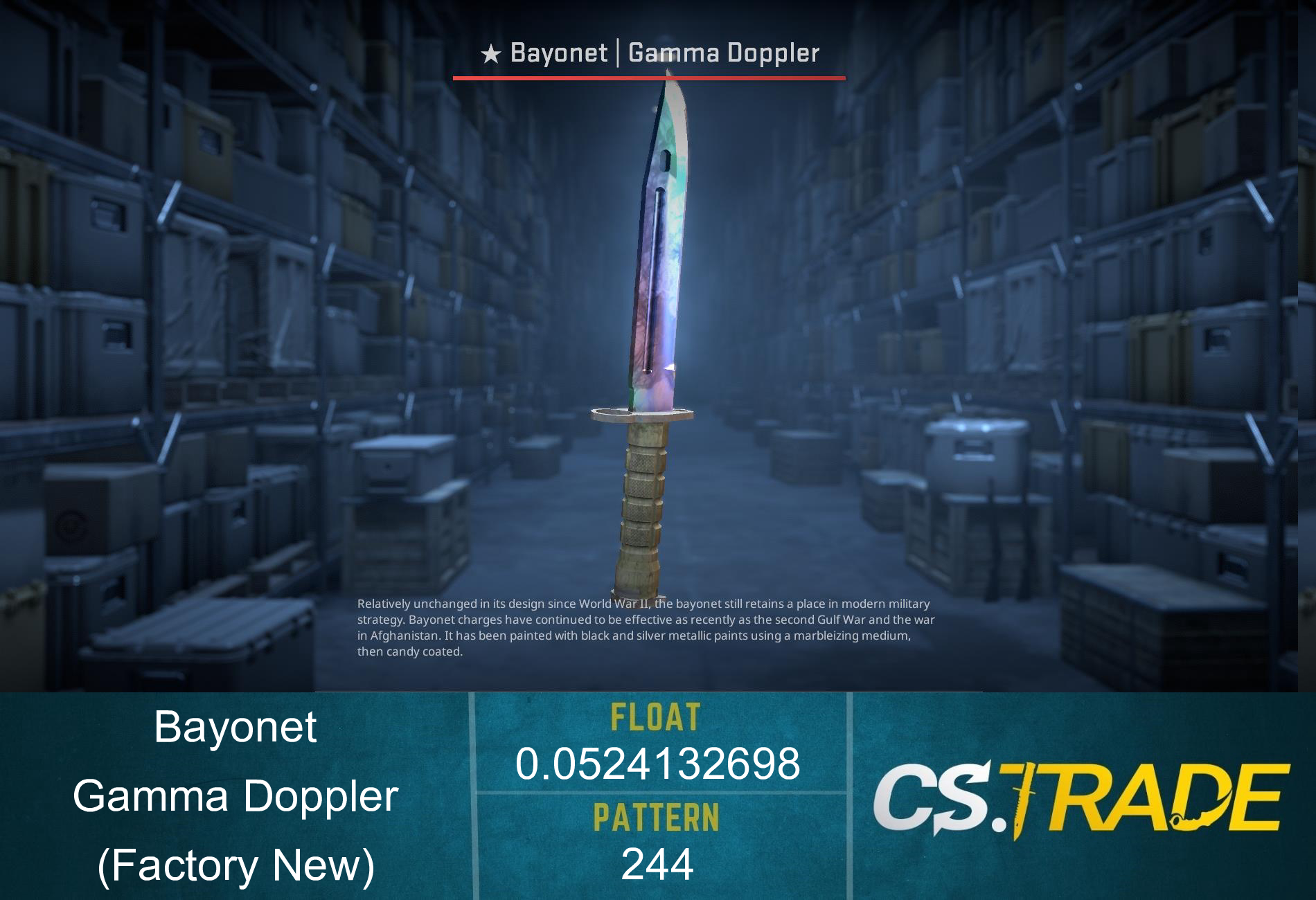 ★ Bayonet | Gamma Doppler Phase 1 (Factory New) Screenshot