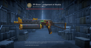 PP-Bizon | Judgement of Anubis (Minimal Wear) Screenshot