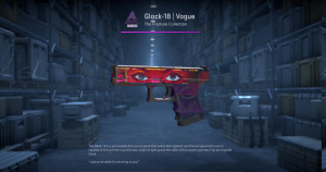 Glock-18 | Vogue (Battle-Scarred) Screenshot