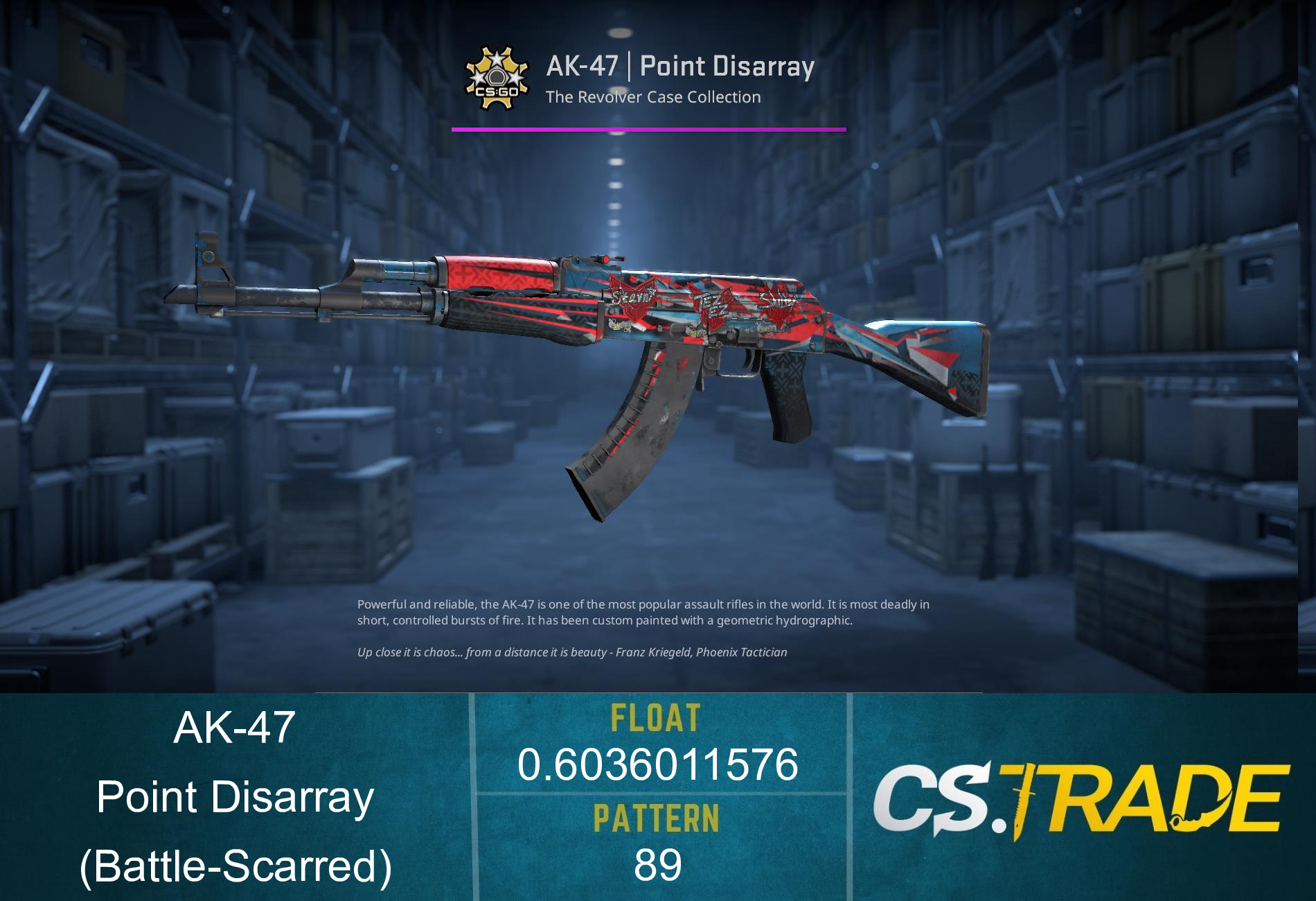 AK-47 | Point Disarray (Battle-Scarred)