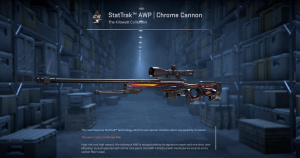 StatTrak™ AWP | Chrome Cannon (Well-Worn) Screenshot