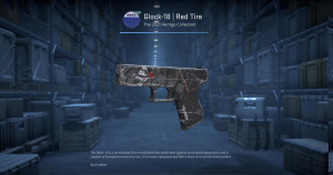 Glock-18 | Red Tire (Minimal Wear) Screenshot