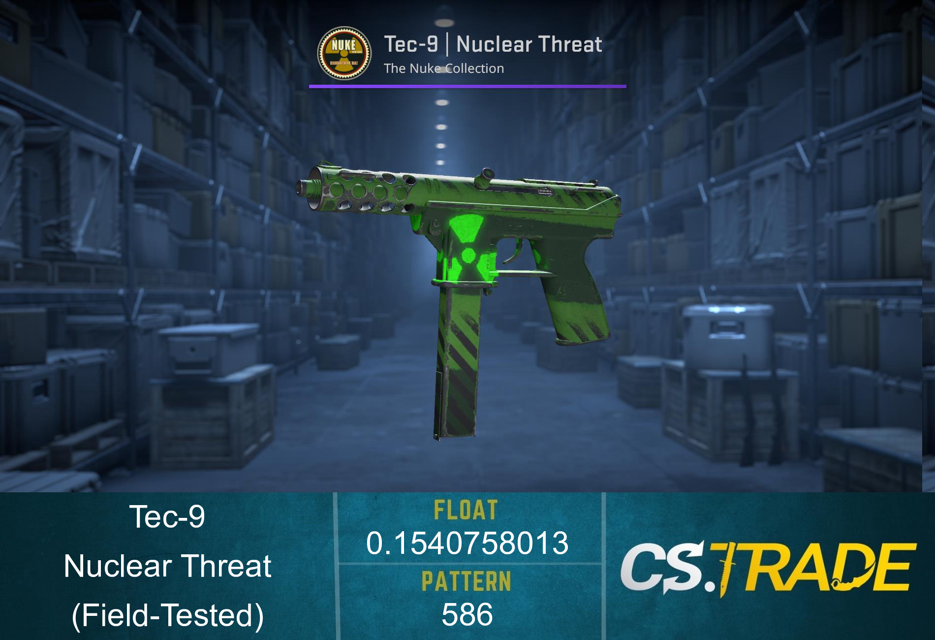 Tec-9 | Nuclear Threat (Field-Tested) Screenshot