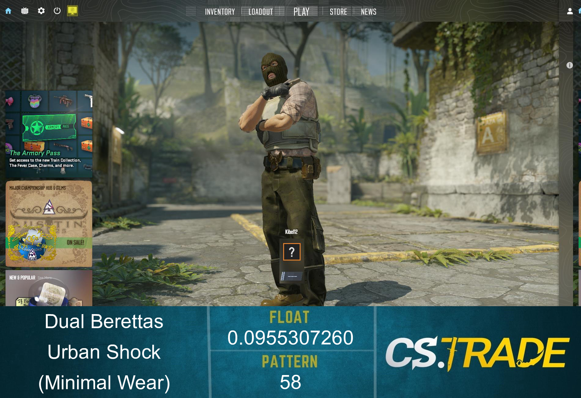 Dual Berettas | Urban Shock (Minimal Wear) Screenshot