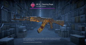 AK-47 | Searing Rage (Battle-Scarred) Screenshot