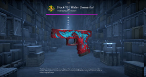 Glock-18 | Water Elemental (Field-Tested) Screenshot