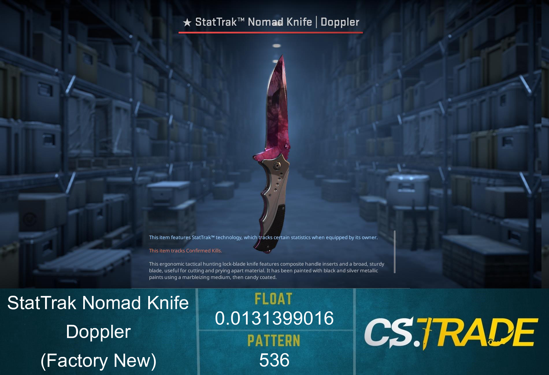 ★ Nomad Knife | Doppler Phase 2 (Factory New) Screenshot