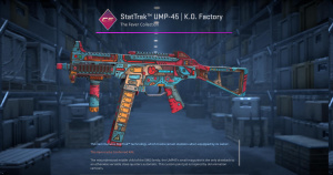 StatTrak™ UMP-45 | K.O. Factory (Minimal Wear) Screenshot