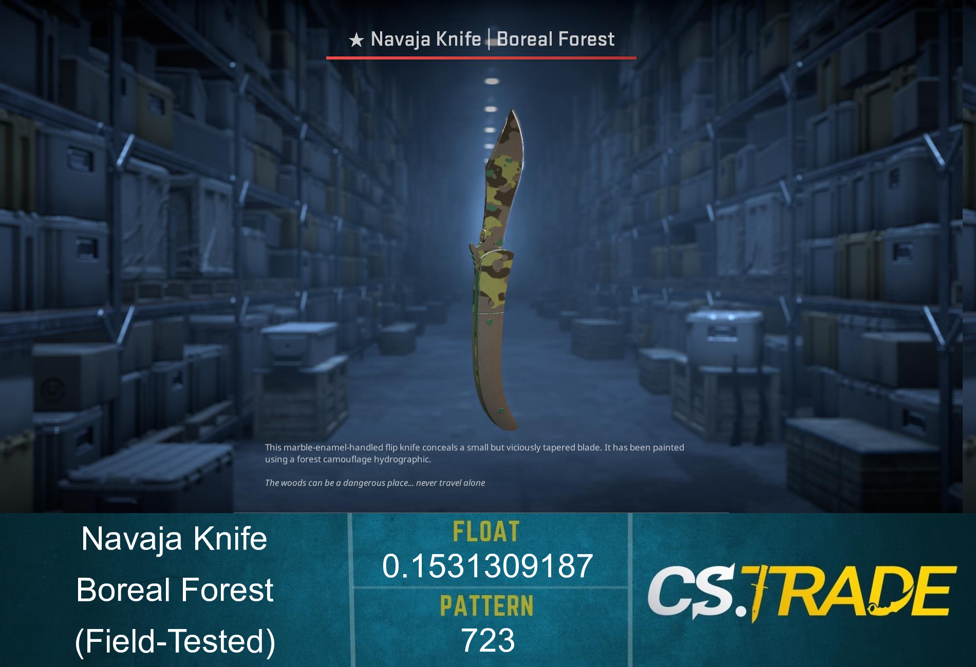 ★ Navaja Knife | Boreal Forest (Field-Tested) Screenshot