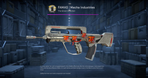 FAMAS | Mecha Industries (Well-Worn) Screenshot