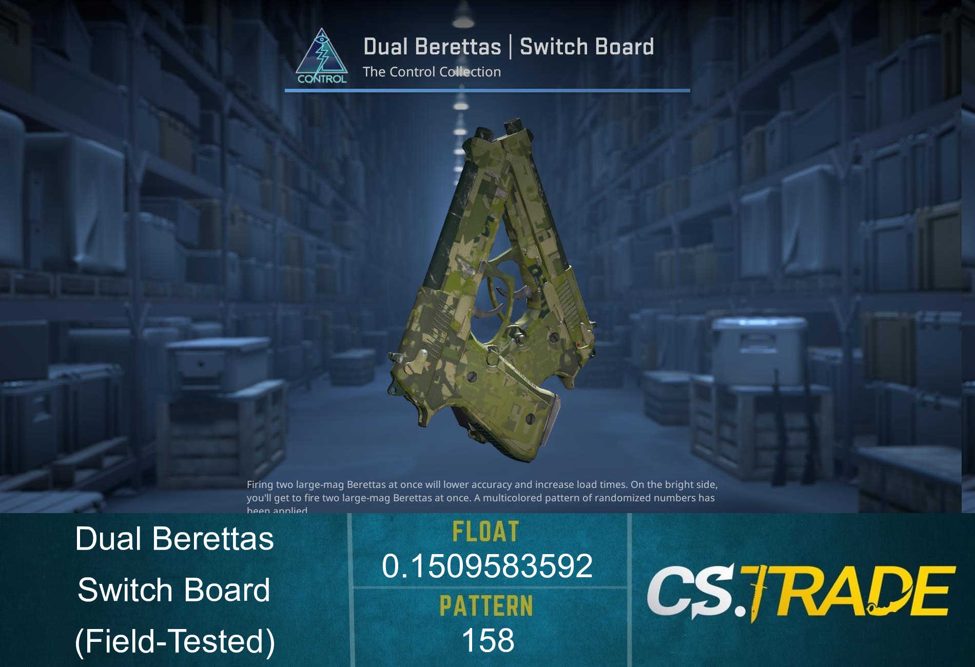 Dual Berettas | Switch Board (Field-Tested) Screenshot