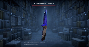 ★ Nomad Knife | Doppler Sapphire (Factory New) Screenshot