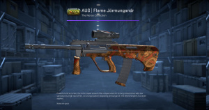 AUG | Flame Jörmungandr (Minimal Wear) Screenshot