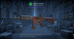 M4A4 | Turbine (Minimal Wear) Screenshot