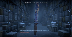 ★ StatTrak™ Bowie Knife | Bright Water (Field-Tested) Screenshot