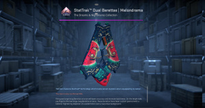 StatTrak™ Dual Berettas | Melondrama (Field-Tested) Screenshot