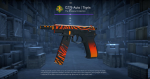 CZ75-Auto | Tigris (Minimal Wear) Screenshot