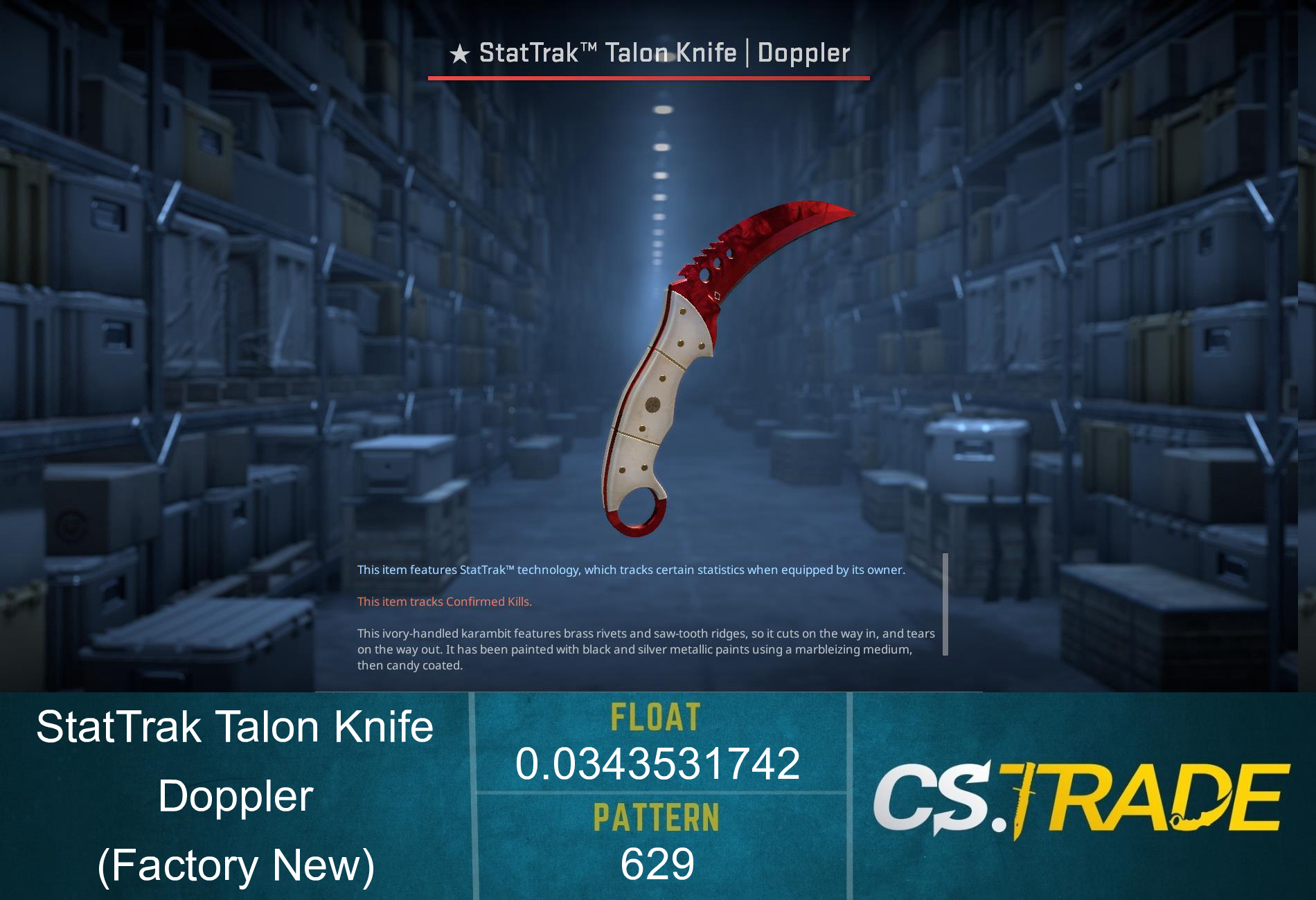★ Talon Knife | Doppler (Factory New) Screenshot