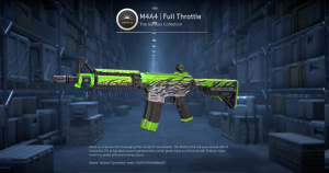 M4A4 | Full Throttle (Well-Worn) Screenshot