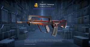 FAMAS | Valence (Minimal Wear) Screenshot
