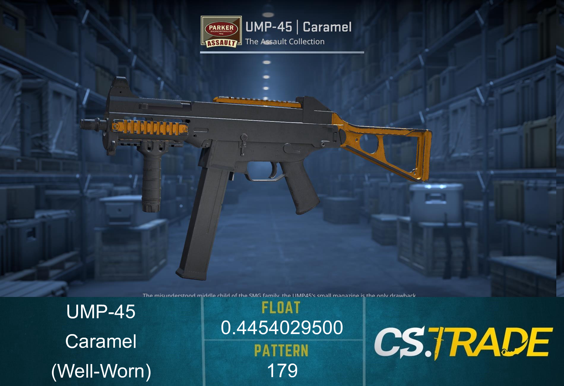 UMP-45 | Caramel (Well-Worn) Screenshot