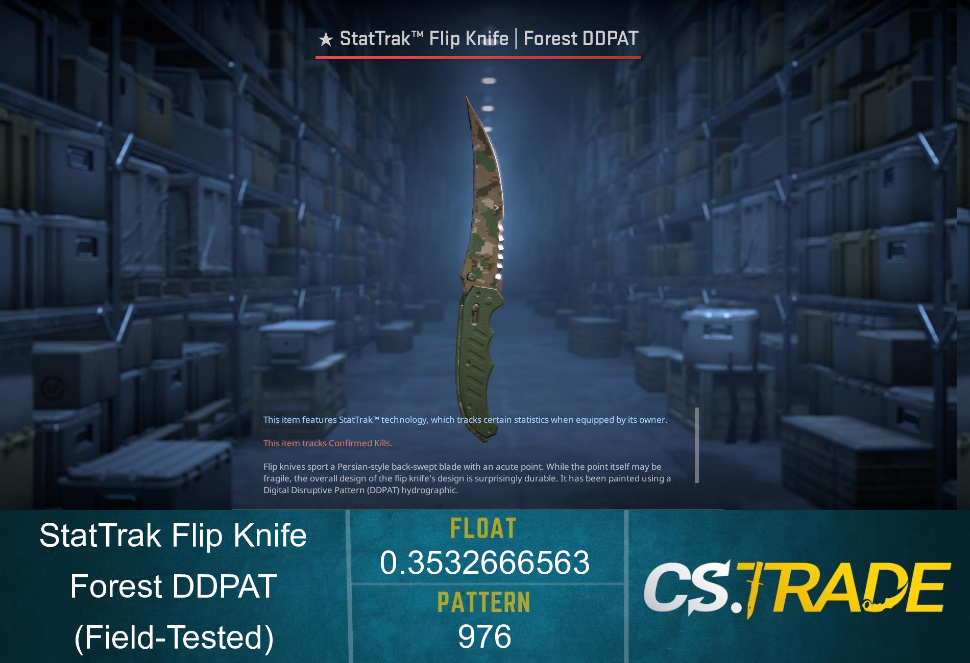 ★ Flip Knife | Forest DDPAT (Factory New) Screenshot