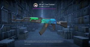 AK-47 | Ice Coaled (Minimal Wear) Screenshot