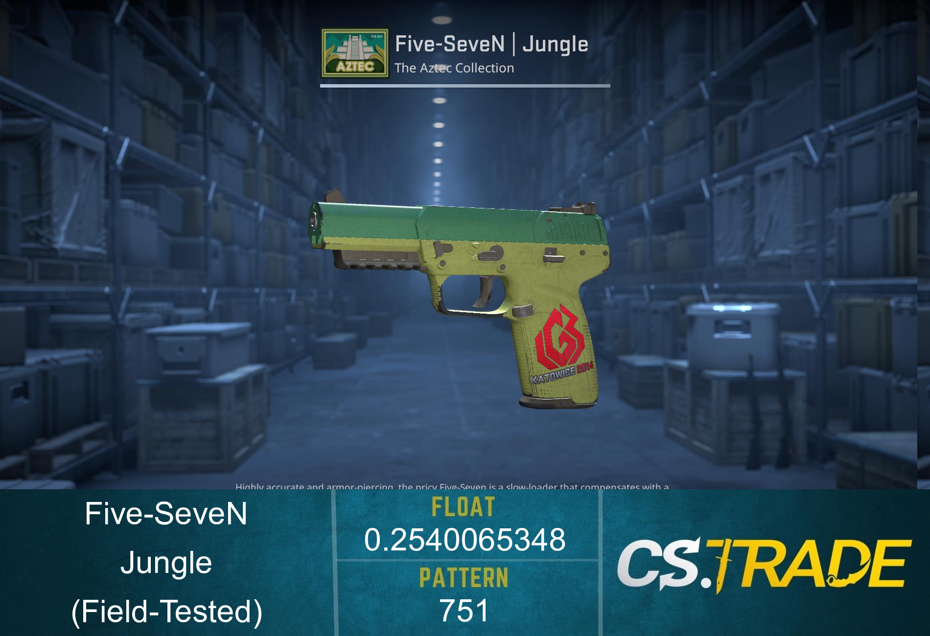 Five-SeveN | Jungle (Field-Tested) Screenshot