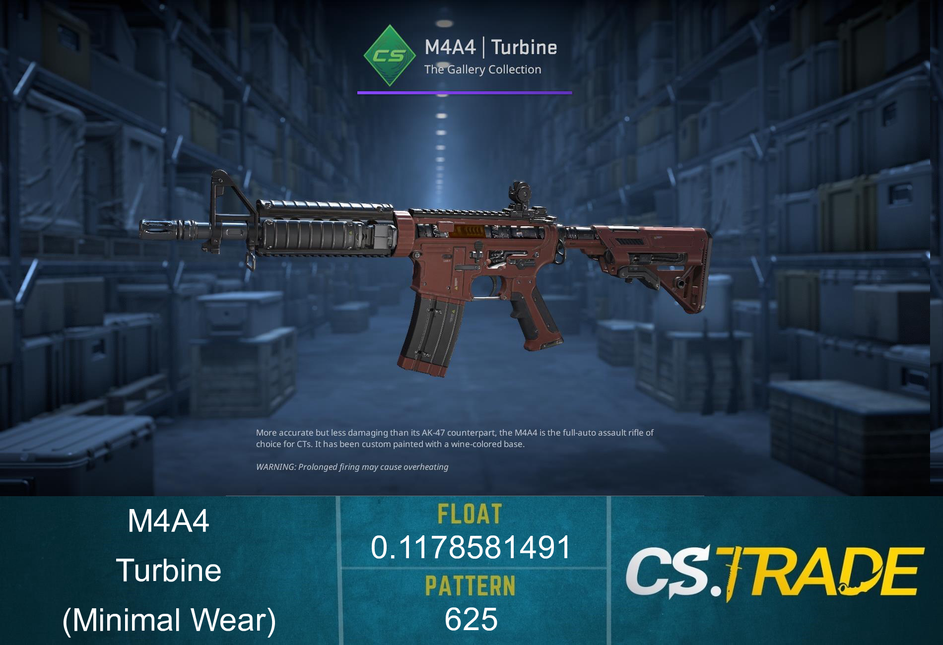 M4A4 | Turbine (Well-Worn) Screenshot