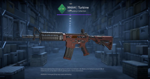 M4A4 | Turbine (Minimal Wear) Screenshot
