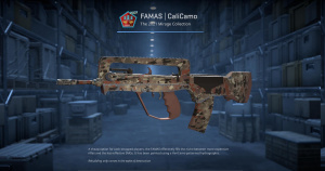 FAMAS | CaliCamo (Minimal Wear) Screenshot