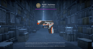 P250 | Asiimov (Well-Worn) Screenshot