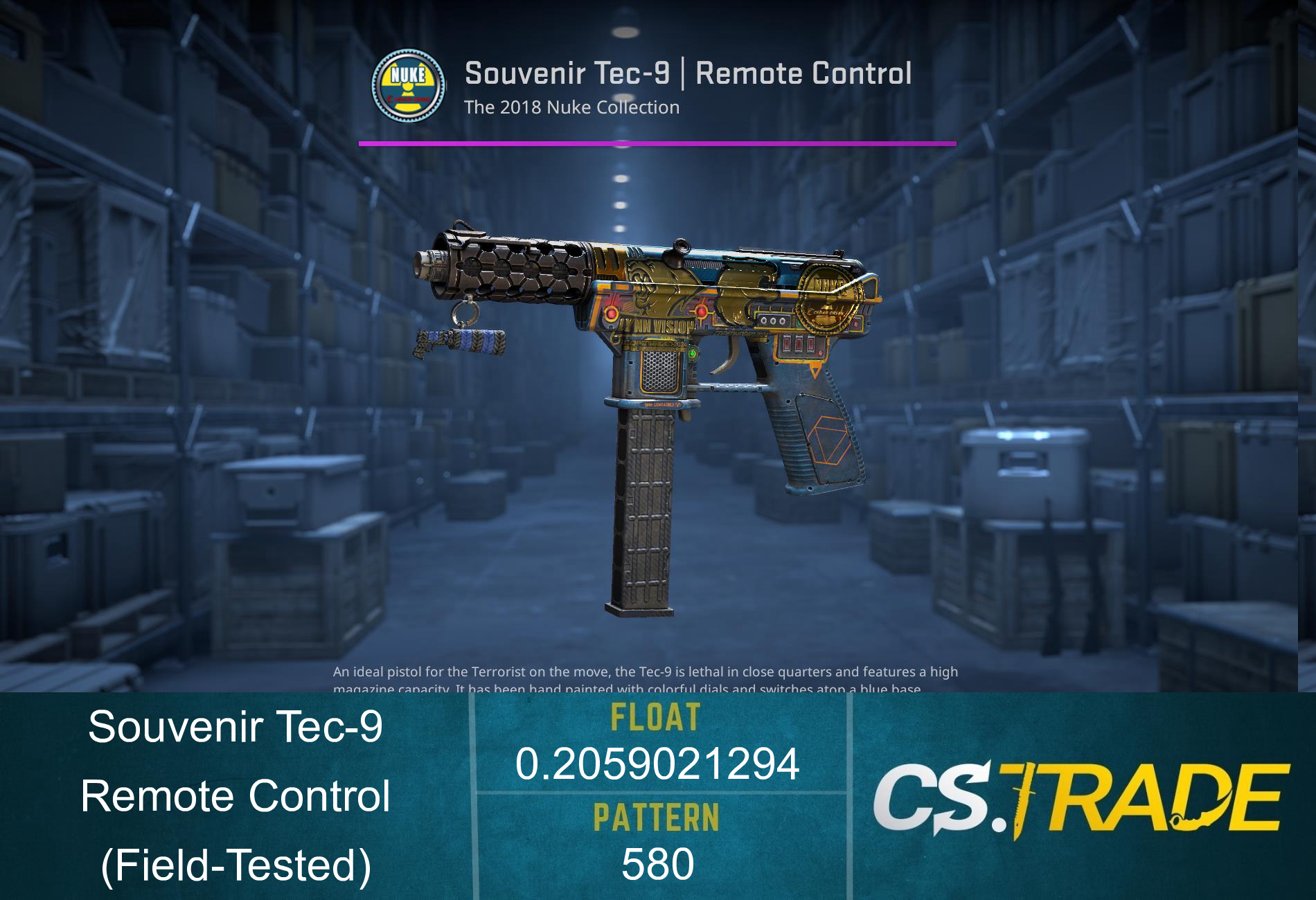 Tec-9 | Remote Control (Field-Tested) Screenshot