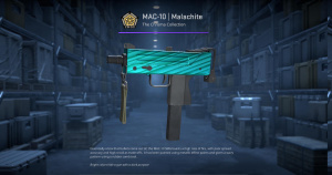 MAC-10 | Malachite (Minimal Wear) Screenshot
