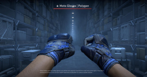 ★ Moto Gloves | Polygon (Battle-Scarred) Screenshot