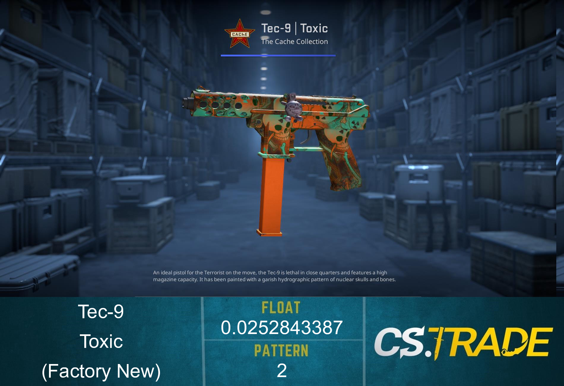 Tec-9 | Toxic (Factory New) Screenshot