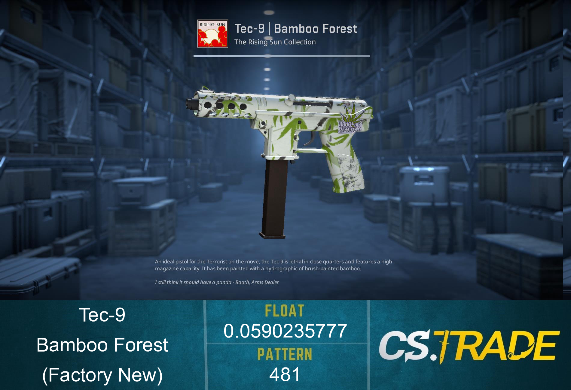 Tec-9 | Bamboo Forest (Factory New) Screenshot