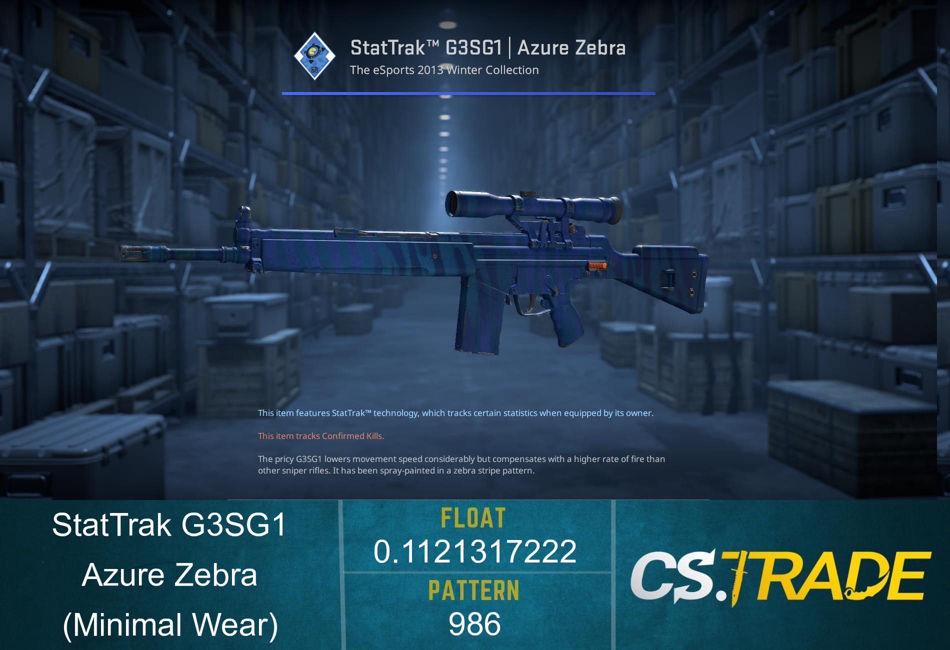 G3SG1 | Azure Zebra (Factory New) Screenshot