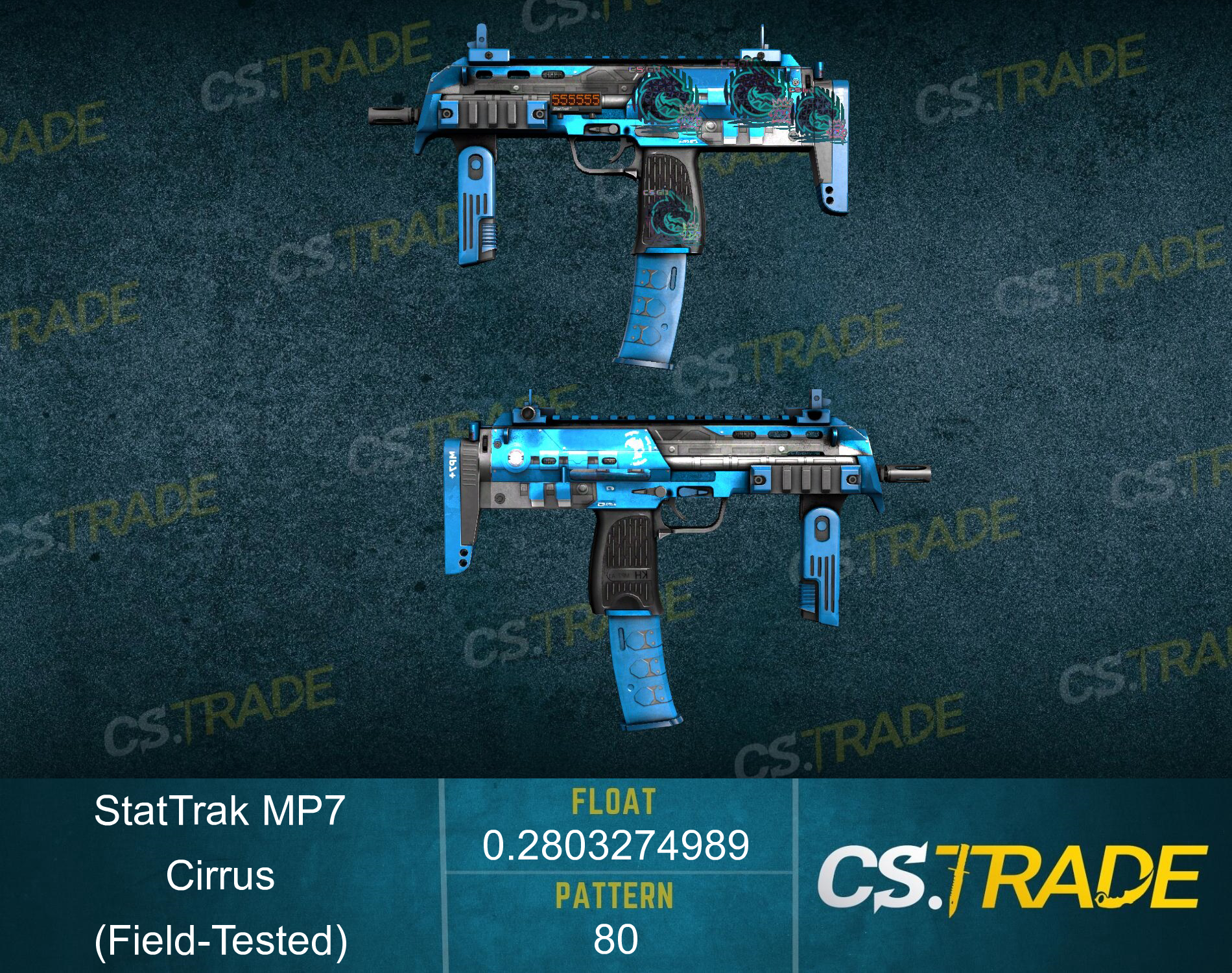 MP7 | Cirrus (Field-Tested) Screenshot