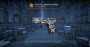 Glock-18 | Wasteland Rebel (Minimal Wear) Screenshot