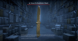 ★ Ursus Knife | Safari Mesh (Battle-Scarred) Screenshot