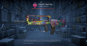 FAMAS | Bad Trip (Battle-Scarred) Screenshot